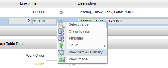 View Item Availability anywhere