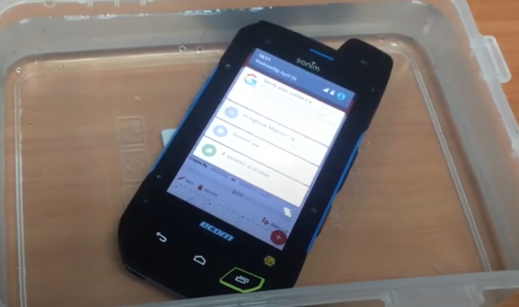 Test ECOM / Maximo / eLogBook under water