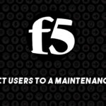 F5 Maintenance page should return HTTP 400 in this case