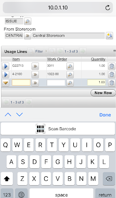 Scan Barcode with Maximo