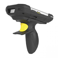 Zebra device with a built-in barcode scanner