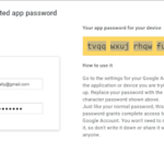 Generate App Password for Gmail